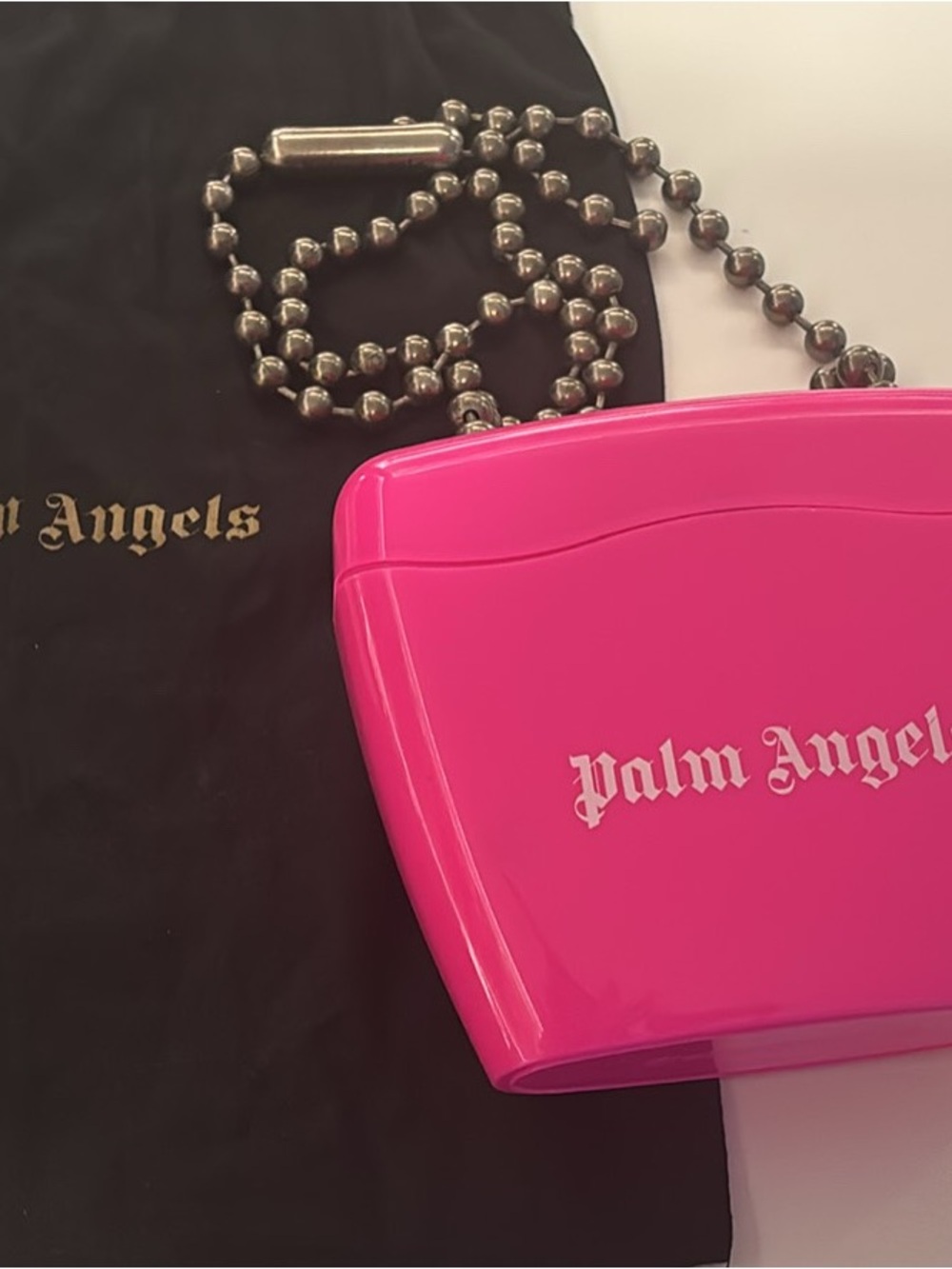 Palm Angels Hot Pink padlock Crossbody